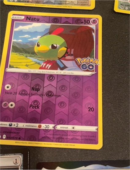 2022 Pokémon GO #032 Natu — front