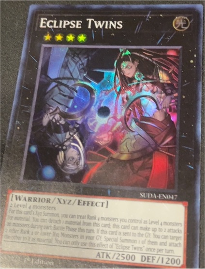 Yu-Gi-Oh! Supreme Darkness #SUDA-EN047 Eclipse Twins — front