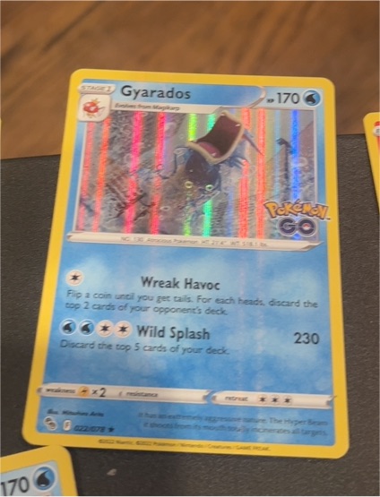 2022 Pokémon TCG Pokemon GO #022 Gyarados — front
