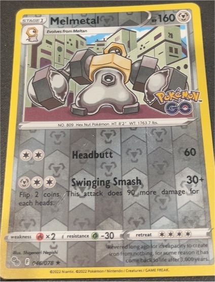 2022 Pokémon GO #046 Melmetal — front
