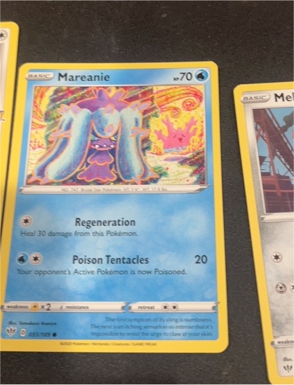 2020 Pokémon Darkness Ablaze #051 Mareanie — front