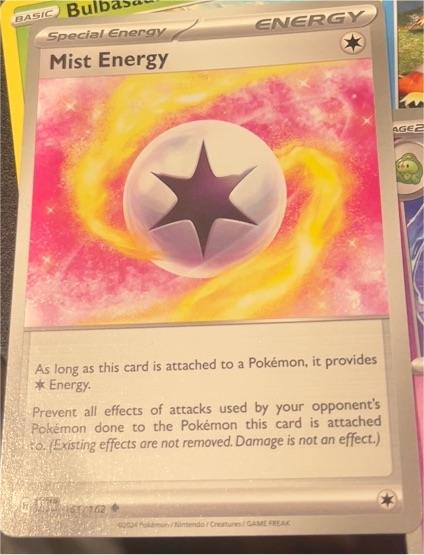 2024 Pokémon Temporal Forces #161 Mist Energy — front