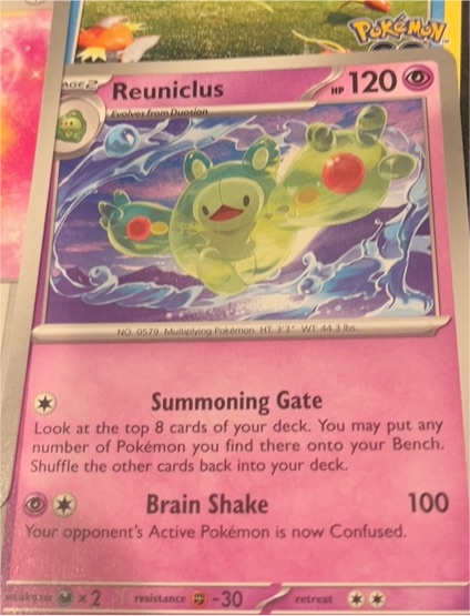 2024 Pokémon SV05: Temporal Forces #72 Reuniclus — front
