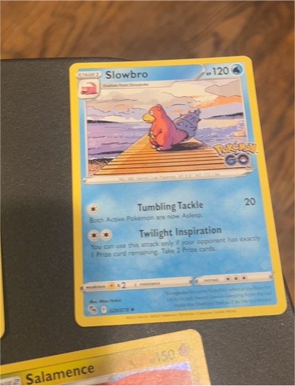 2022 Pokémon GO #20 Slowbro — front