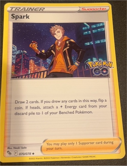 2022 Pokémon GO #070 Spark — front