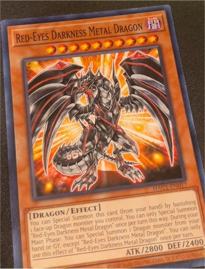 Yu-Gi-Oh! SDDC-EN013 Red-Eyes Darkness Metal Dragon — front