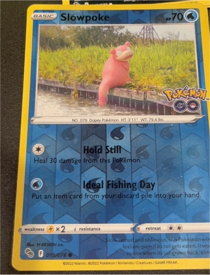 2022 Pokémon GO #019 Slowpoke — front