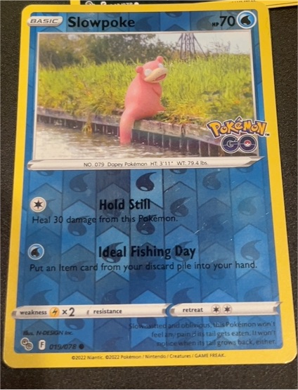 2023 Pokémon GO #019 Slowpoke — front