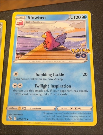 2022 Pokémon GO #020 Slowbro — front