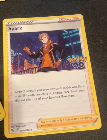2022 Pokémon TCG Pokemon GO #070 Spark — front