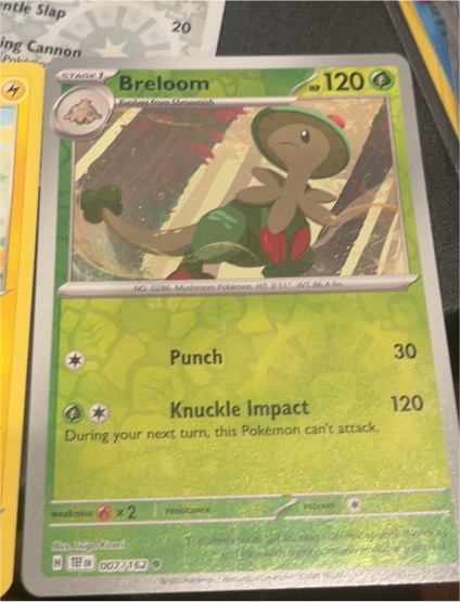 2024 Pokémon Scarlet & Violet Temporal Forces #007 Breloom — front