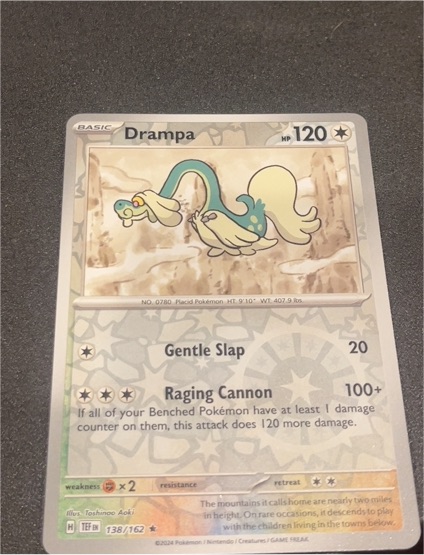 2024 Pokémon SV05: Temporal Forces #138 Drampa — front