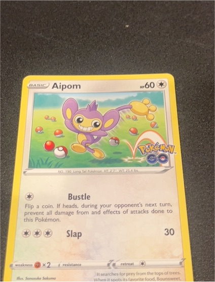 2022 Pokémon TCG Pokémon GO #056 Aipom — front