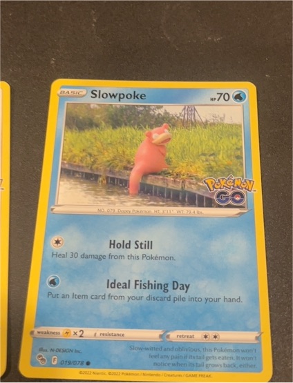 2022 Pokémon TCG Pokémon GO #019 Slowpoke — front