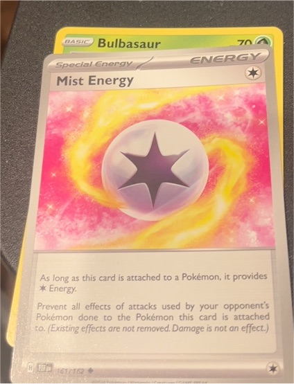 2024 Pokemon Scarlet & Violet Temporal Forces #161 Mist Energy — front