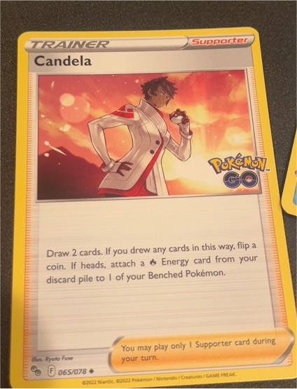 2022 Pokémon GO #065 Candela — front