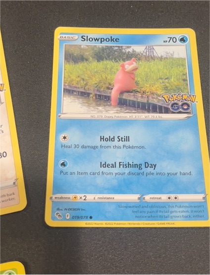 2022 Pokémon GO #019 Slowpoke — front