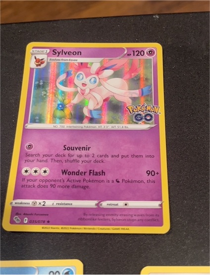 2022 Pokémon TCG Pokémon GO #035 Sylveon — front