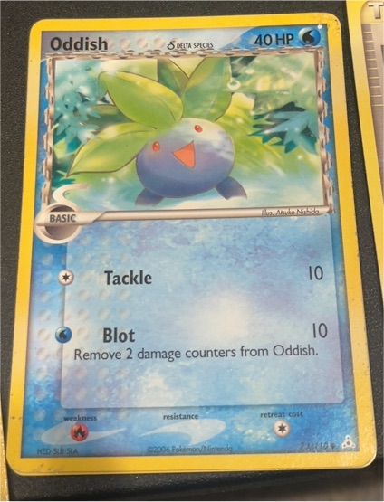 2006 EX Holon Phantoms #73 Oddish Delta Species — front