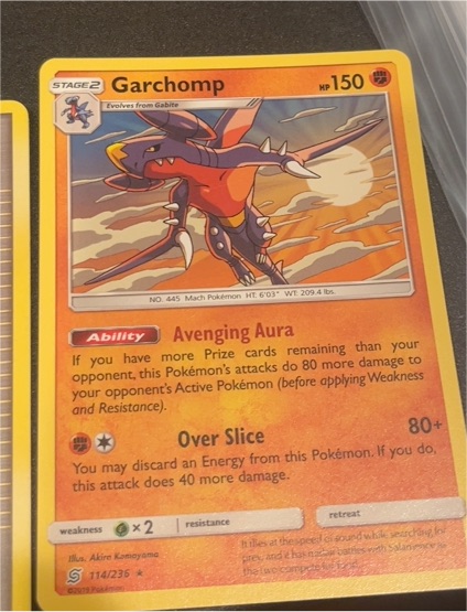 2019 Pokémon Sun & Moon Unified Minds #114 Garchomp — front