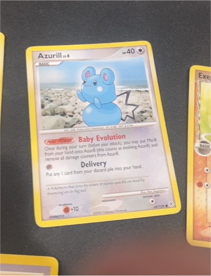 2007 Pokémon Diamond & Pearl #69 Azurill — front