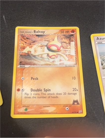 2004 Pokémon Team Magma vs Team Aqua #60 Baltoy — front