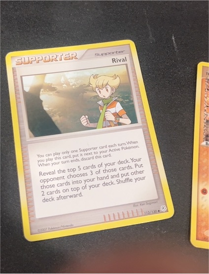 2007 Pokémon Diamond & Pearl #113 Rival — front