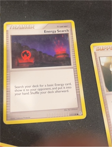 2007 Pokémon Diamond & Pearl #117 Energy Search — front