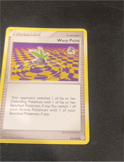 2007 Pokémon Diamond & Pearl #116 Warp Point — front