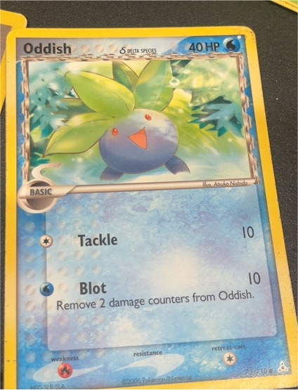 2006 EX Holon Phantoms #73 Oddish (Delta Species) — front
