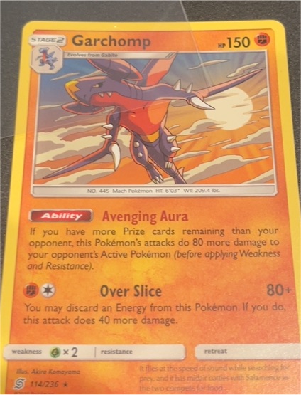 2019 Pokémon Sun & Moon Unified Minds #114 Garchomp — front