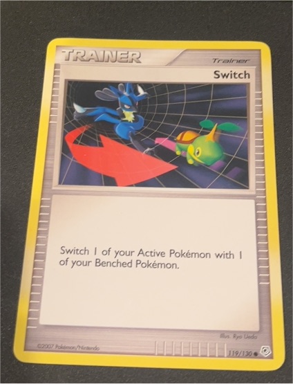 2007 Pokémon Diamond & Pearl #119 Switch — front