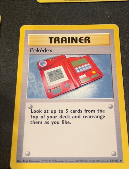 1999 Pokémon #87 Pokédex — front