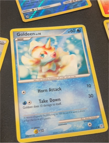2007 Pokémon Diamond & Pearl #84 Goldeen — front