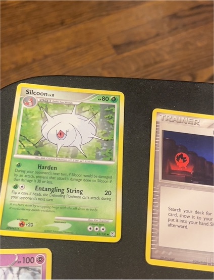 2007 Pokemon Diamond & Pearl #63 Silcoon — front
