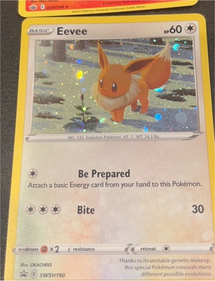 2021 Pokémon SWSH: Sword & Shield Promo #SWSH190 Eevee — front