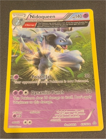 2015 Pokémon XY Primal Clash #69 Nidoqueen — front