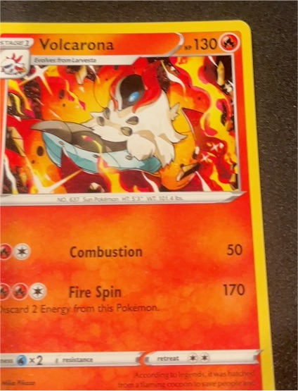 2021 Pokémon SWSH06: Chilling Reign #024 Volcarona — front