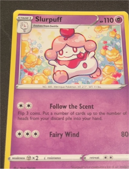 2021 Pokémon Sword & Shield Chilling Reign #068 Slurpuff — front
