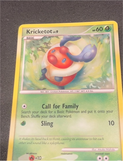 2007 Pokémon Mysterious Treasures #86 Kricketot — front