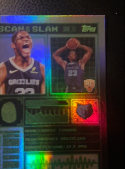 2025-26 Topps Scan & Slam #SS-36 Cedric Coward — front