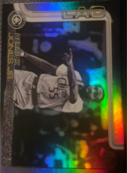 2025-26 Topps #148 Derrick Jones Jr. Blackout — front