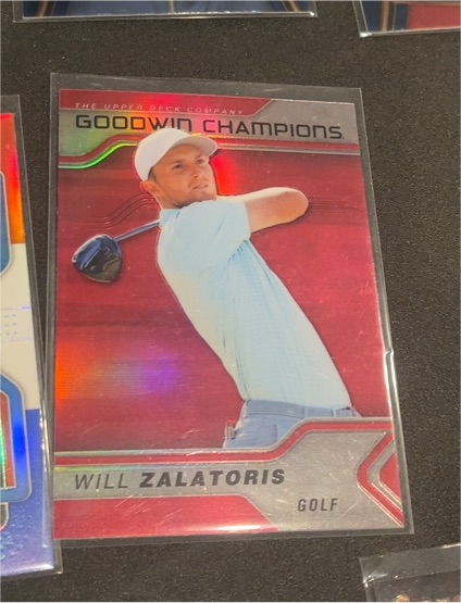 2023 Upper Deck Goodwin Champions Platinum #P6 Will Zalatoris — front