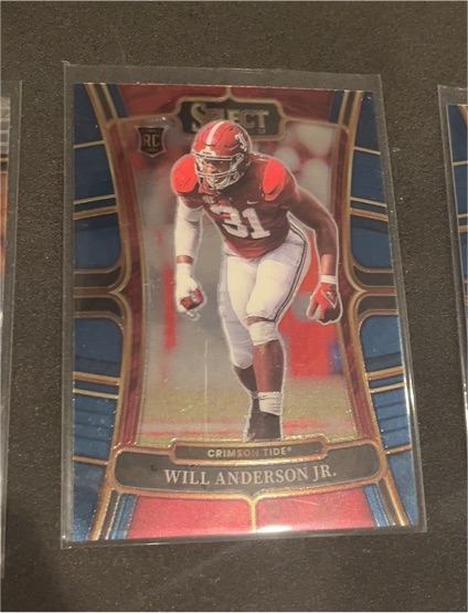 2023 Panini Select Draft Picks #13 Will Anderson Jr. — front