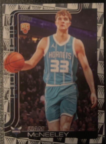 2025-26 Topps #229 Liam McNeeley — front