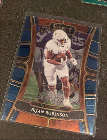 2023 Panini Select Draft Picks #9 Bijan Robinson — front