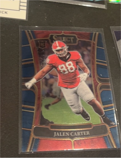 2023 Panini Select Draft Picks #12 Jalen Carter — front