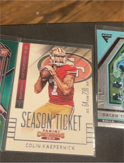 2014 Panini Contenders Season Ticket #64 Colin Kaepernick — front