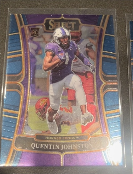 2023 Panini Select Draft Picks Concourse #5 Quentin Johnston — front
