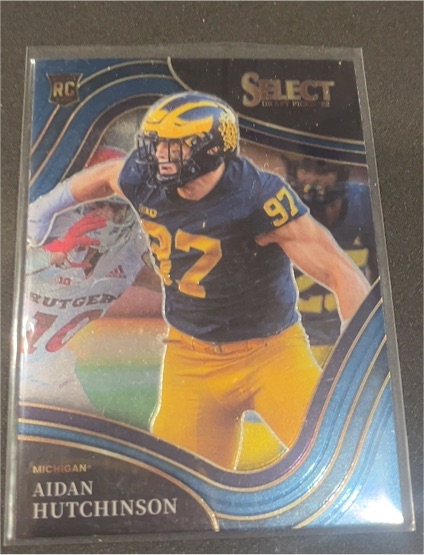 2022 Panini Select Draft Picks #198 Aidan Hutchinson — front